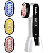 Microcurrent Facial Device, Vowleike 10 Key Benefits Skincare Face Massager with Stand, Rechargea...
