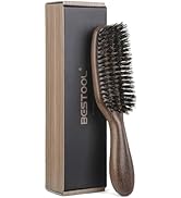 BESTOOL Hair Brush,Boar Bristle Hair Brushes for Women Men and Kids Slick Back Hair Brush for Smo...