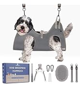Dog Grooming Hammock & Grooming Kit for Dogs at Home | Dog Hammock for Nail Trim with Dog Toenail...