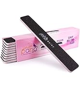 10pcs - PANA Jumbo Double-Sided Emery Nail File for Manicure, Pedicure, Natural, and Acrylic Nail...