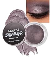 Shimmer Cream Eyeshadow, Ultra-Blendable Glitter Eye Shadow with Moisturizing Formula, Waterproof...
