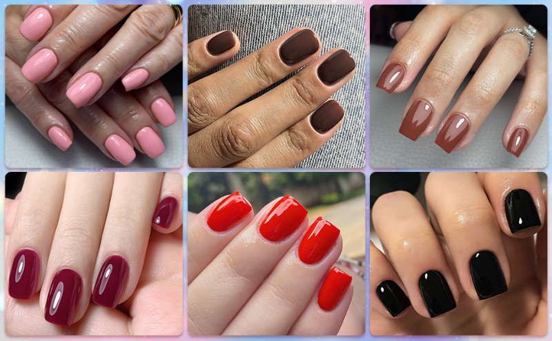square press on nails; acrylic nail; kids nails; no glue press on nails; short nails press on