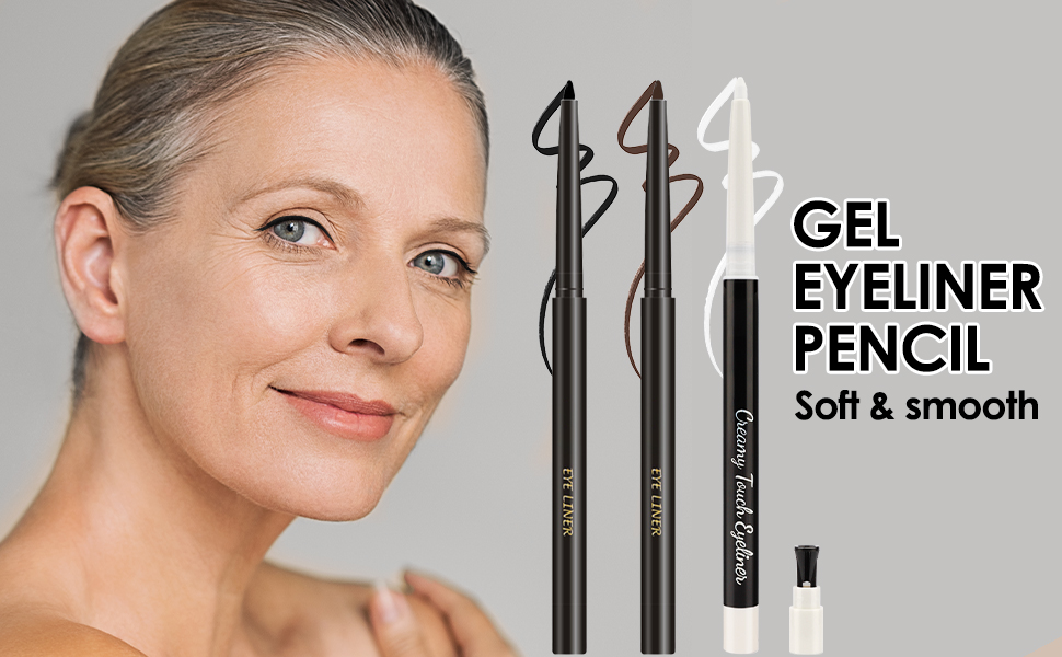 gel eyeliner pencil eyeliner eye liner brown eyeliner black eyeliner white eyeliner waterproof
