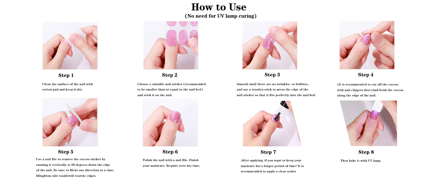 nail gel strips