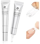 Super Strong Solid Nail Glue Gel for Press On Nails Tips, No U V Light Needed Gel Nail Glue 10g (...