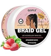 150g Braid Gel with Extra Hold, High Shine for Twists, Locs, Braids & Edge Control - Smooths Friz...
