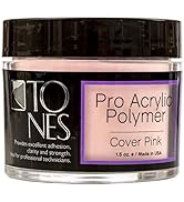 Tones Pro Acrylic Powder Cover Pink - Premium Acrylic Nail Powder for Professional Nail Design, S...