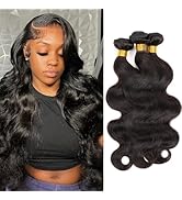 Body Wave Bundles Human Hair 14 16 18 Inch Human Hair Bundles 100% Unprocessed Brazilian Virgin H...