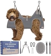 Dog Grooming Hammock & Grooming Kit for Dogs at Home | Dog Hammock for Nail Trim with Dog Toenail...
