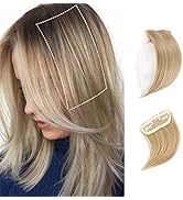 2 PCS Thick Hairpieces Clip in Hair Extensions Synthetic Invisible Seamless Hair Pads Adding Extr...