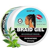 16 OZ Braiding Gel Good for Twist, Locs, Braids, Edge No Flake Extra Hold High Shine Braid Gel & ...