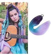 26inch Braiding Hair Ponytail Extensions With Tinsel Ombre DIY Jumbo Braids Hair Extensions for B...