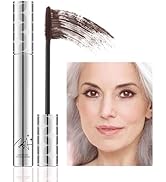 Mascara for Older Women 60 Plus, Brown Mascara Volume and Length for Mature Women with Thinning L...