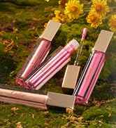 Oulac Pink Shimmer Liquid Lipstick High-Shine Glitter Lip Gloss for Women Shimmer Non-Sticky Glos...