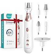 COSLUS Professional Manicure Pedicure Kit, 5-in-1 Electric Nail File for Toenail Hand Feet Care -...