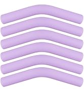 CustomyLife 6Pcs Silicone Straw Tips 5/16 inch Food Grade Rubber Straw Covers for Stainless Steel...