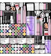 Acrylic Nail Kit with Drill for Beginners: Professional Nail Kit Acrylic Set with Everything with...