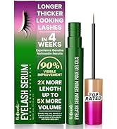 Premium Eyelash Growth Serum and Eyebrow Enhancer by VieBeauti, Lash boost Serum for Longer, Full...