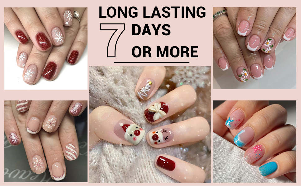 reusable glue on nails kit