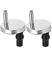 CustomyLife 2PCS Universal Toilet Seat Bolts and Screws Replacement Quick Release Seat Hinge Fixi...