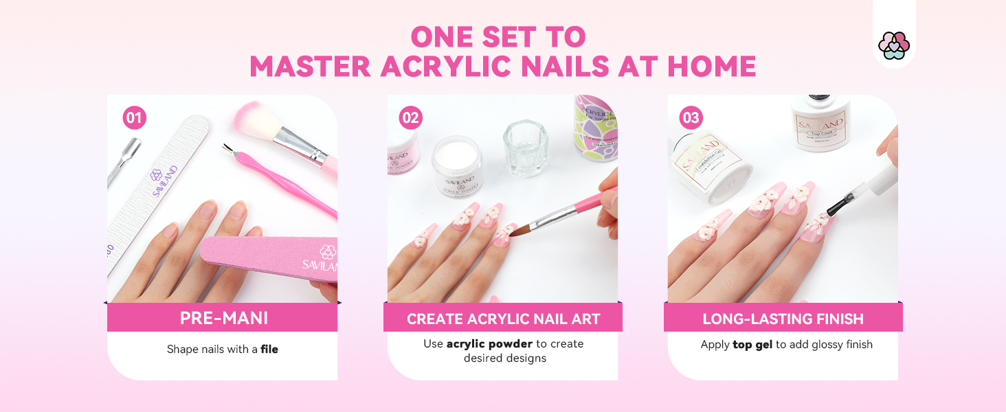 acrylic nail kit