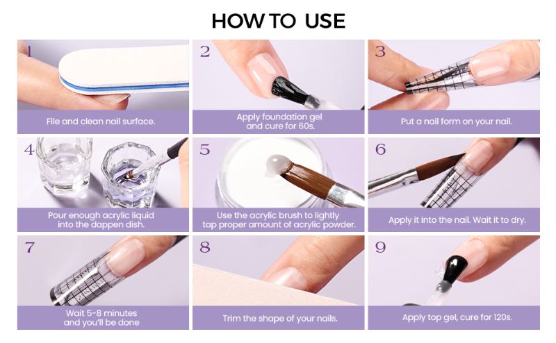 acrylic nail kit