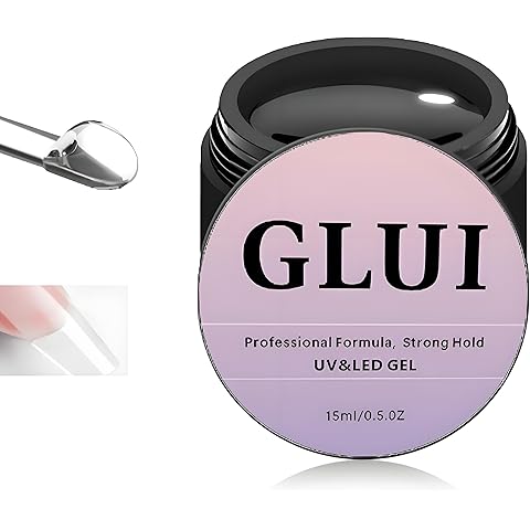 GLUI Nail Glue, Solid Nail Glue, Strong Adhesive Solid for Press On Nails & Fake Ti...