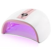 MelodySusie Cordless UV Nail Lamp with 3 Timers & Smart Sensor, P-Plus30G Rechargeable UV Light C...