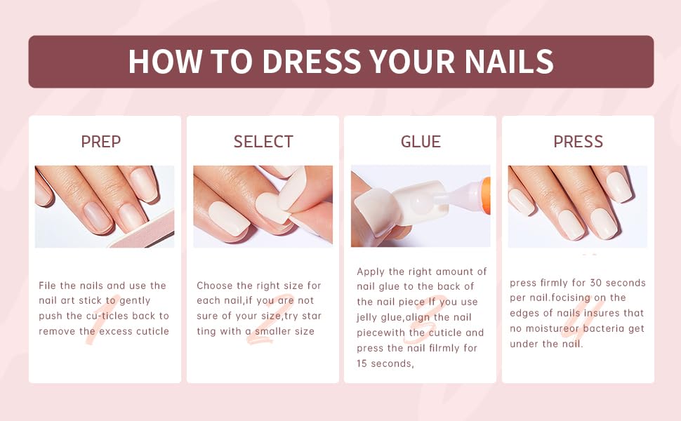 Press On False Nails