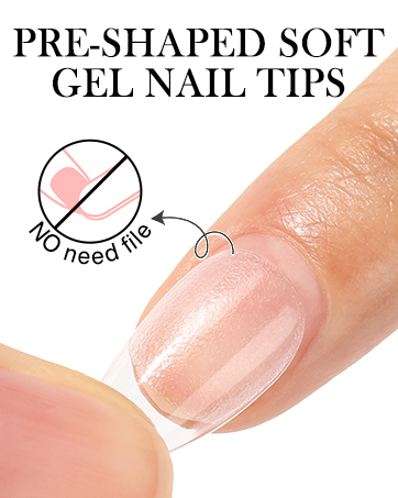 soft gel nail tips