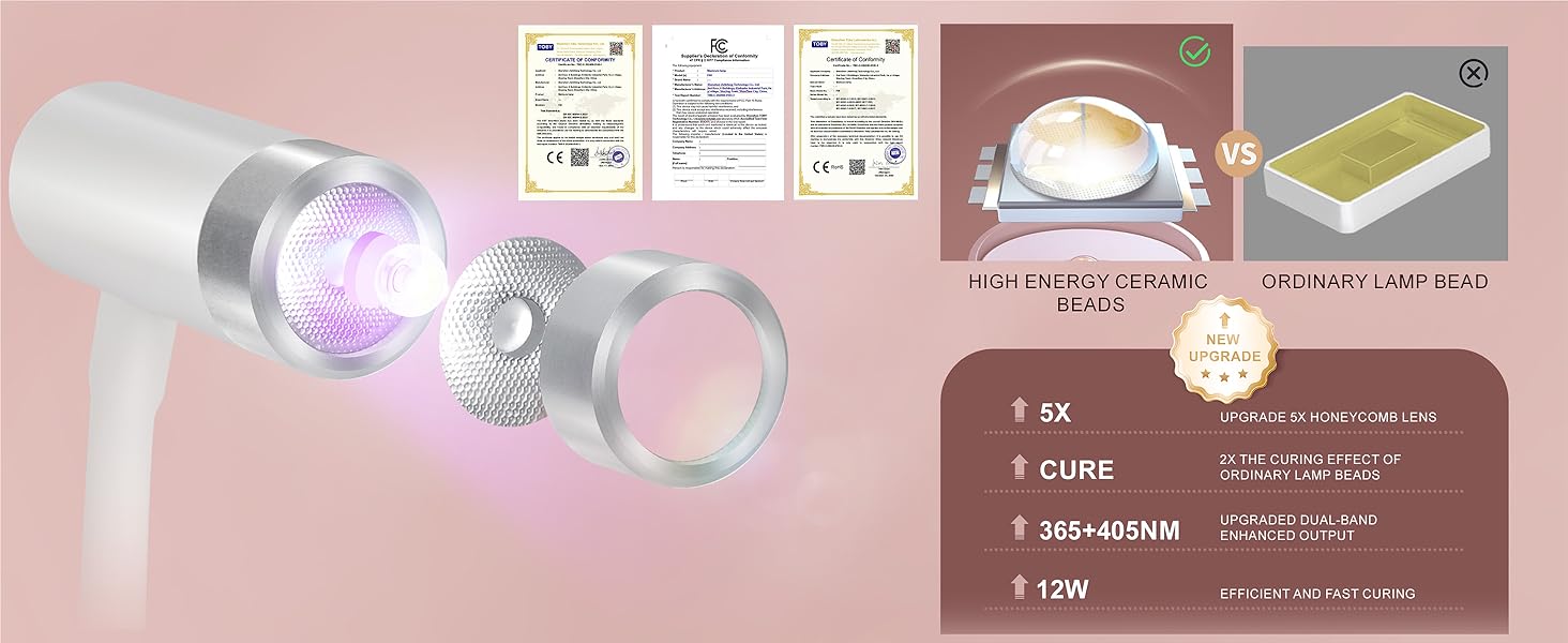 gooseneck uv lamp for gel x nails led nail light