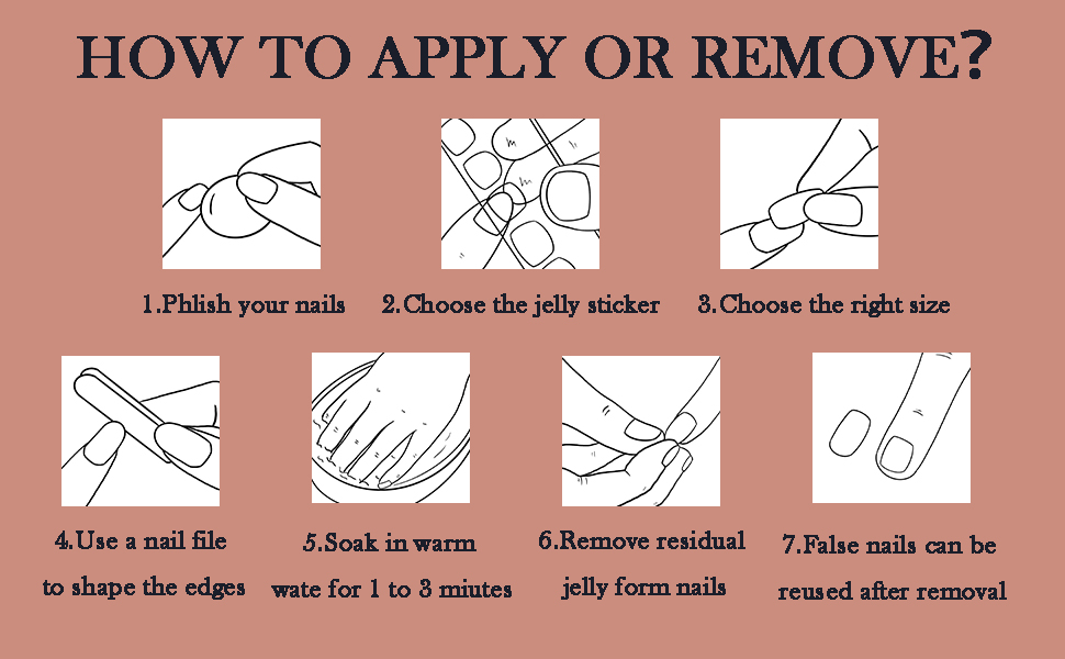 press on nails medium