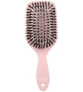 Cricket Hapi Anti-Static Joy & Shine Boar Paddle Brush - Ultra-Soft Cushion Pad, Rich, Dense Boar...