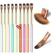 MAGIC ARMOR 9PCS Acrylic Nail Brush Set,Nail Art Brushes Set Nail Art Design Pen Painting Tools F...