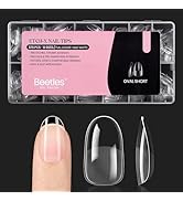 Beetles Gel Nail Tips Short Oval 576Pcs, 12 Sizes Pre-Shaped Half Matte Press On Nails Gelly Tips...