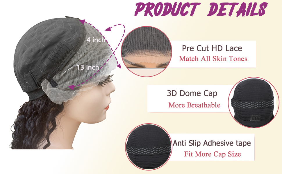 wear and go glueless wig