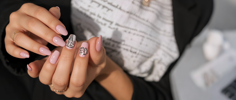 semi cured nail strips nail polish stickers