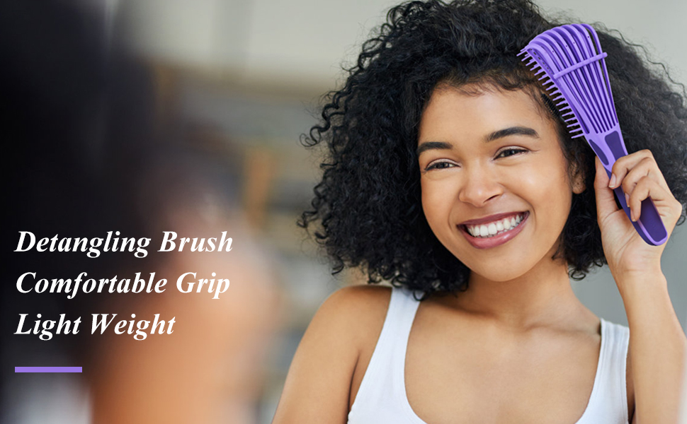 EZ detangler brush