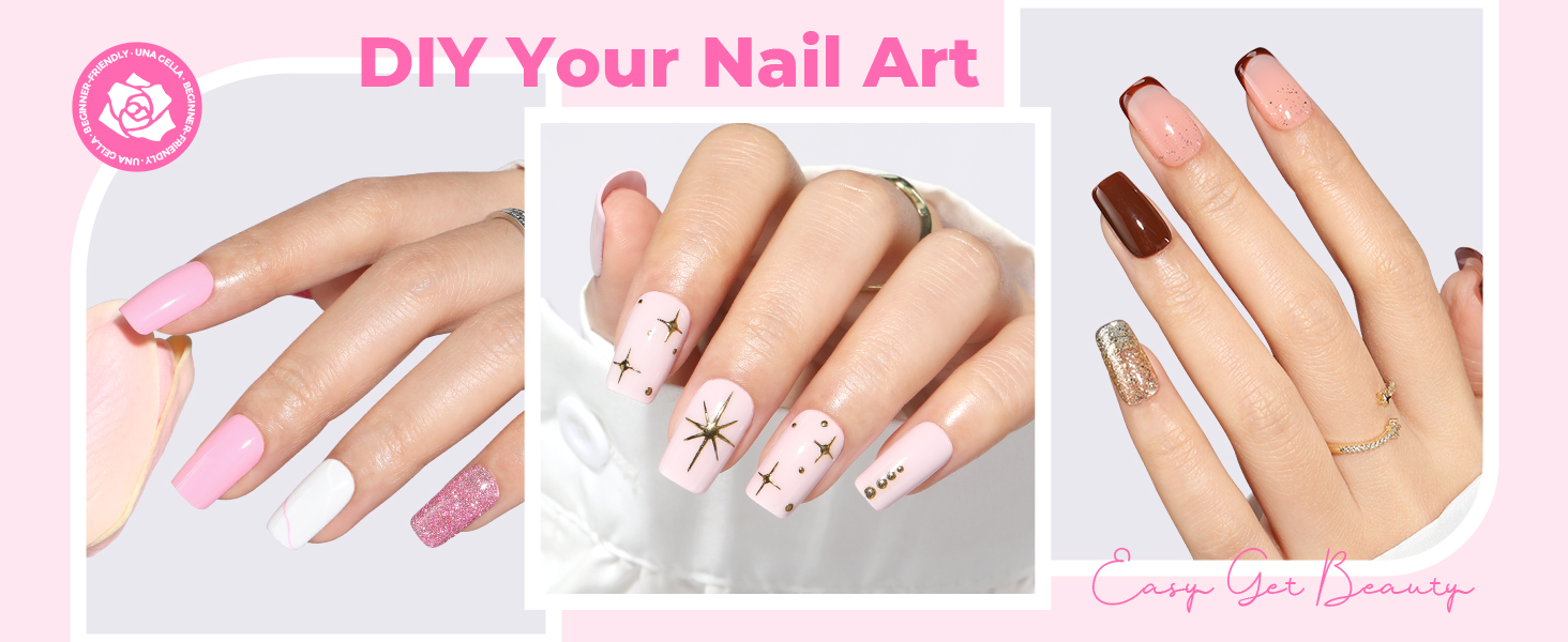square press on nails