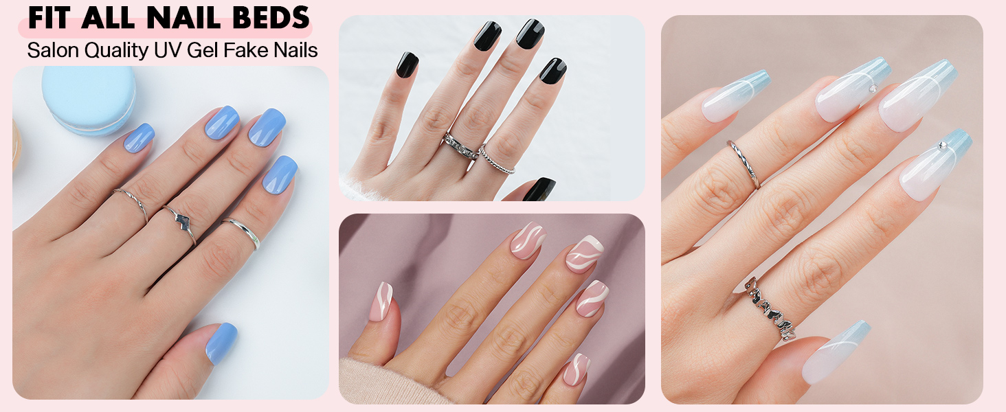 short press on nails