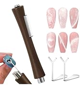 C12rtive 4 in 1 Cat Eye Magnet for Nails,Professional Nail Magnet Stick with Heart Shaped Cat Eye...