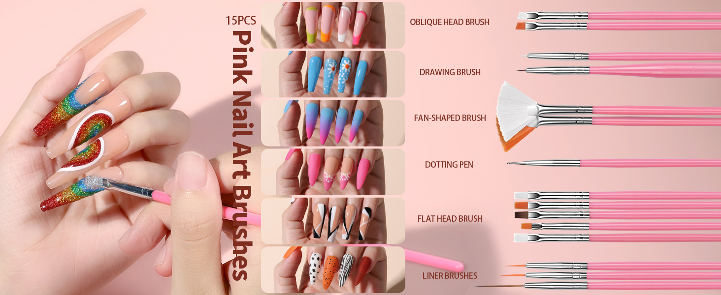 nail brushes kit