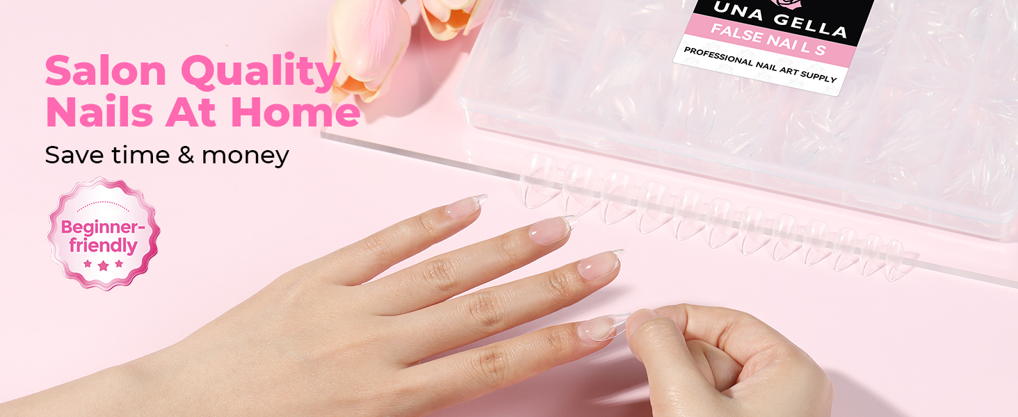 short almond nail tips