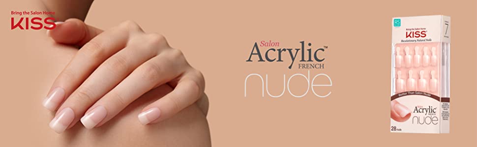 KISS Salon Acrylic French Nude