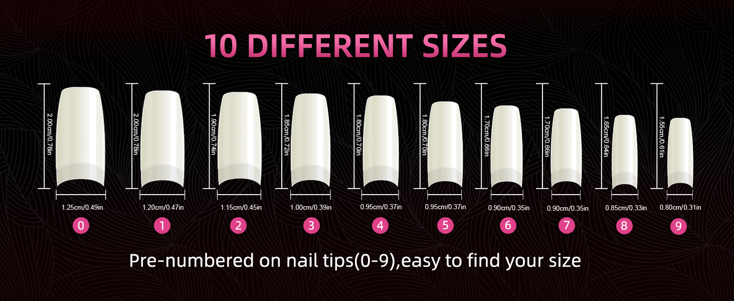 false nail tips by krofaue