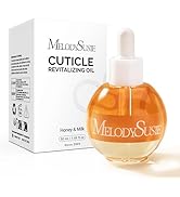 MelodySusie 50ml Honey Milk Cuticle Oil with Olive, Jojoba, Grape Seed& Sunflower Seed - Nourishi...