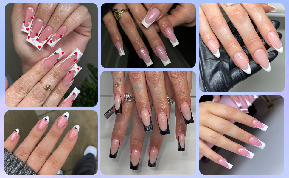 salon nail looking