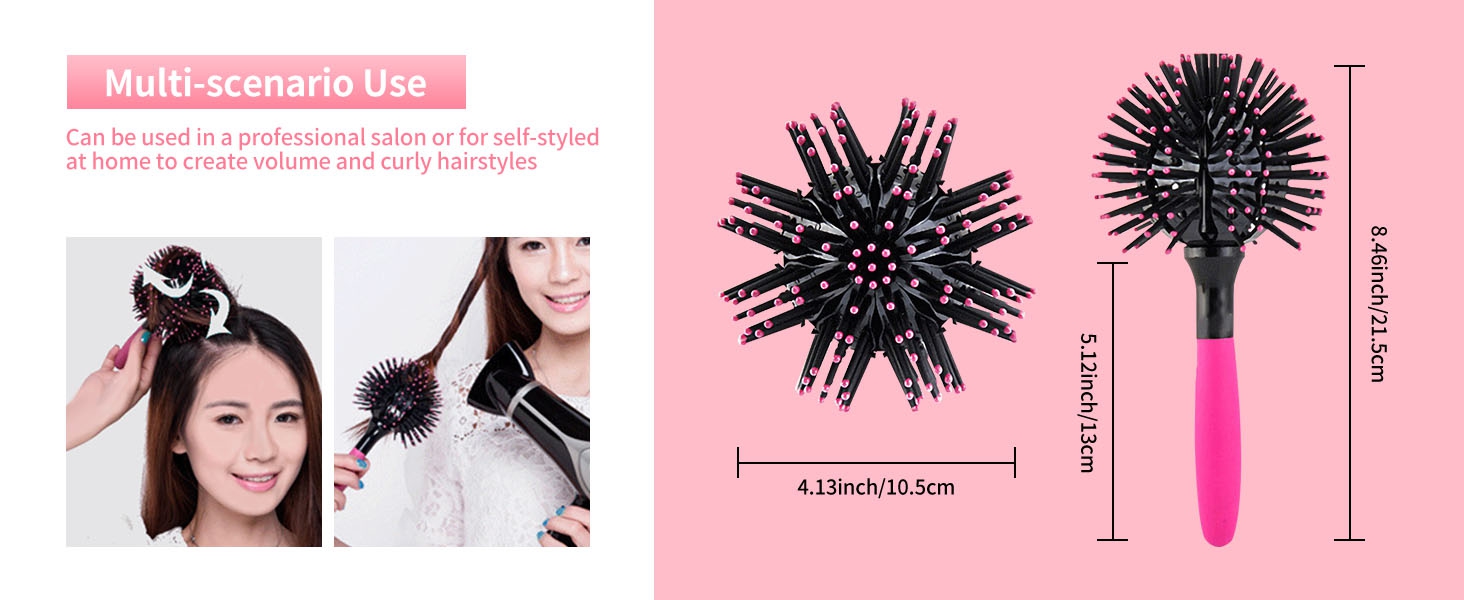 3D Bomb Curl Hair Brush