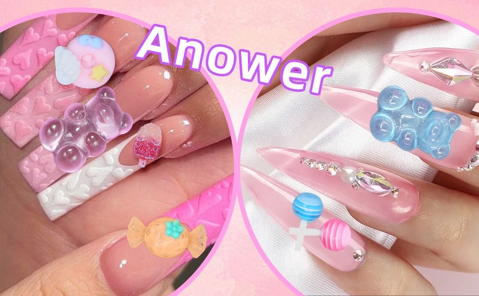 Candy Nail Charms