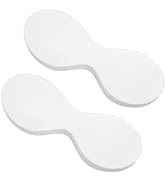 CustomyLife 200 Sheets Disposable Eye Masks Non Woven, Cotton Paper Facial Eye Covers DIY Clear S...